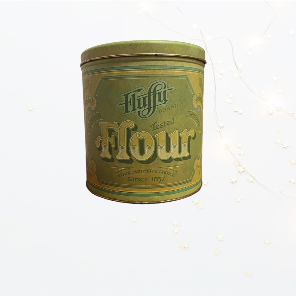 Vintage Ballonoff Fluffy Flour Tin Canister